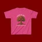 Autumn Oak Tree Kids T‑Shirt — Cozy Fall Nature Tee for Children