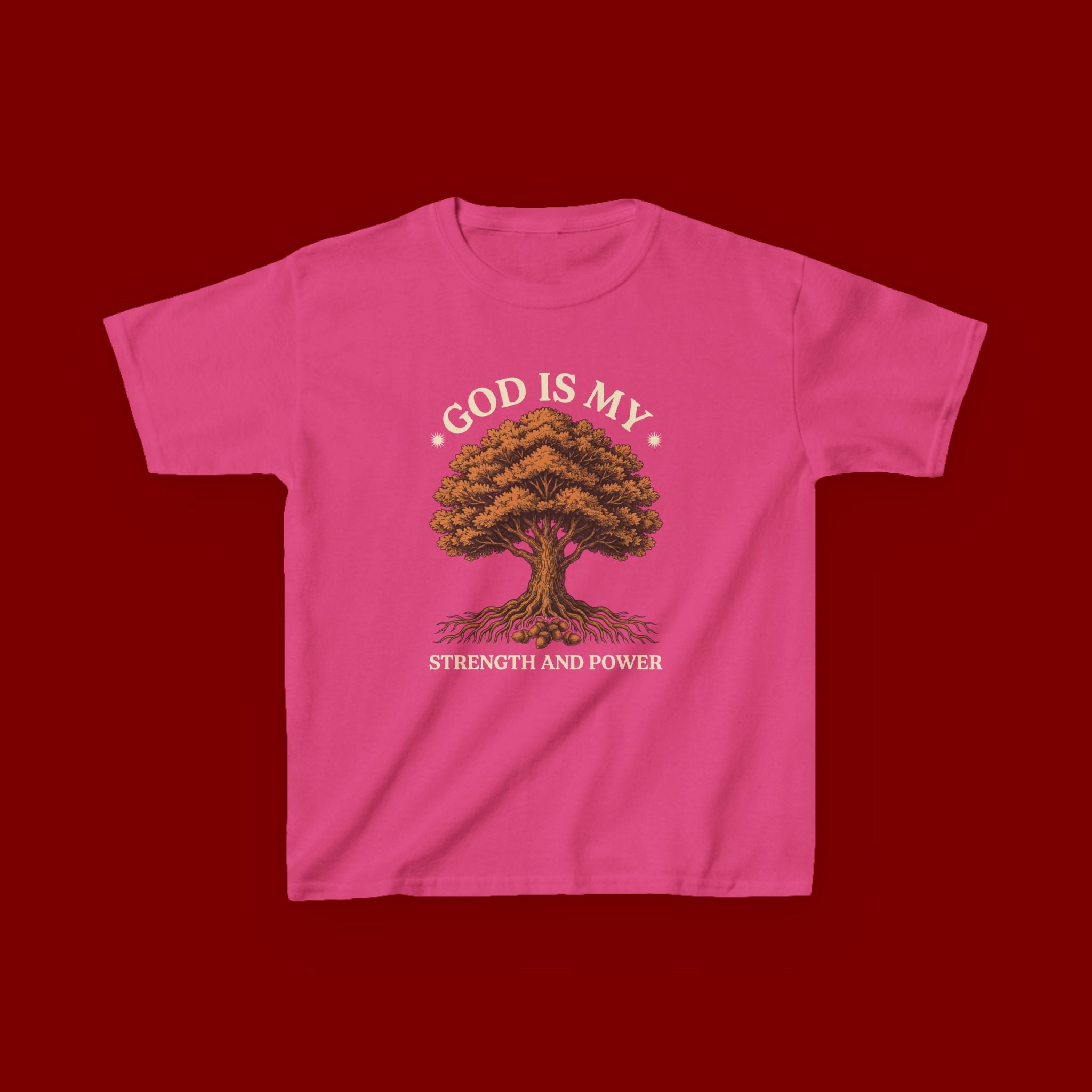 Autumn Oak Tree Kids T‑Shirt — Cozy Fall Nature Tee for Children