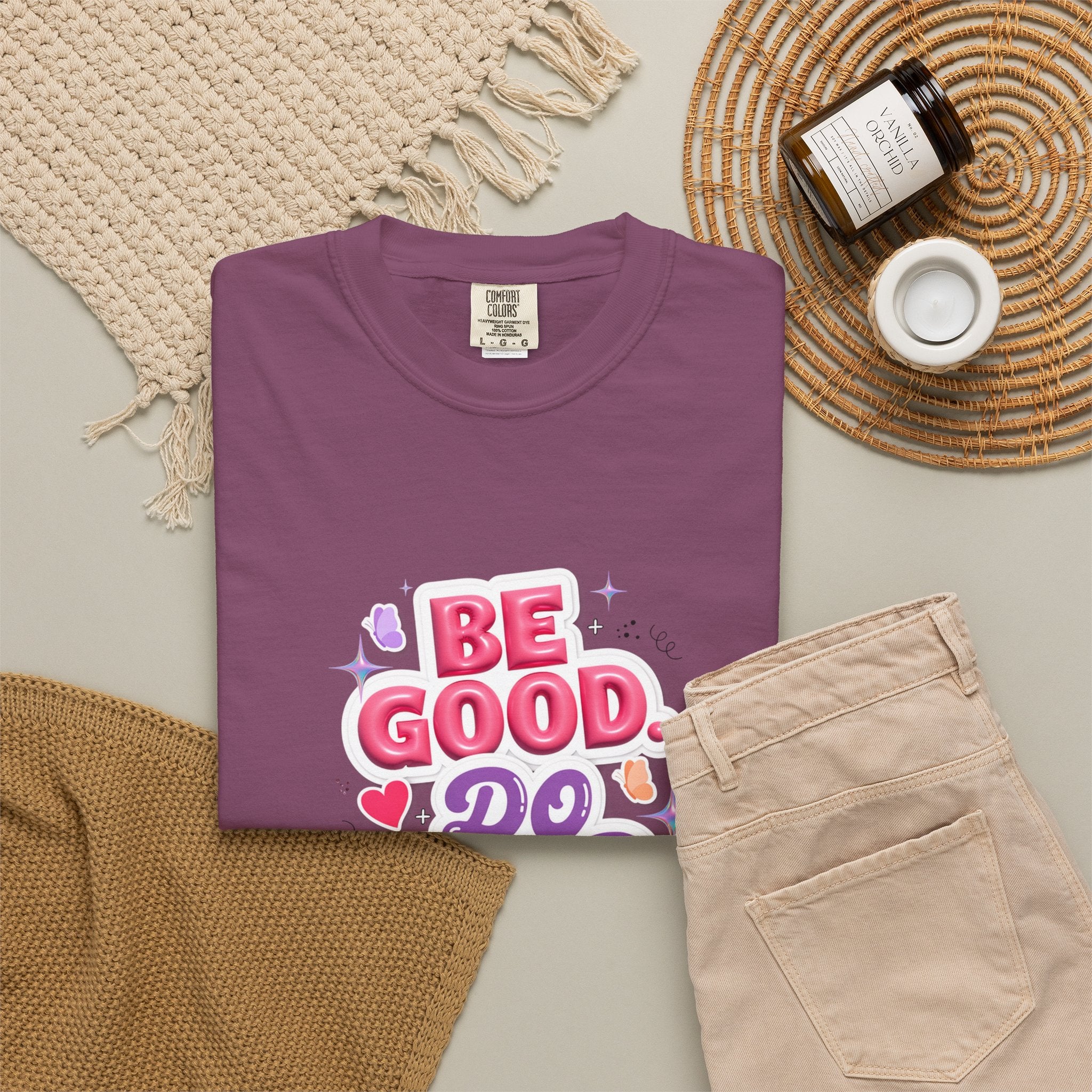 Be Good Do Good Feel Good T-Shirt — Positive Message Graphic Tee