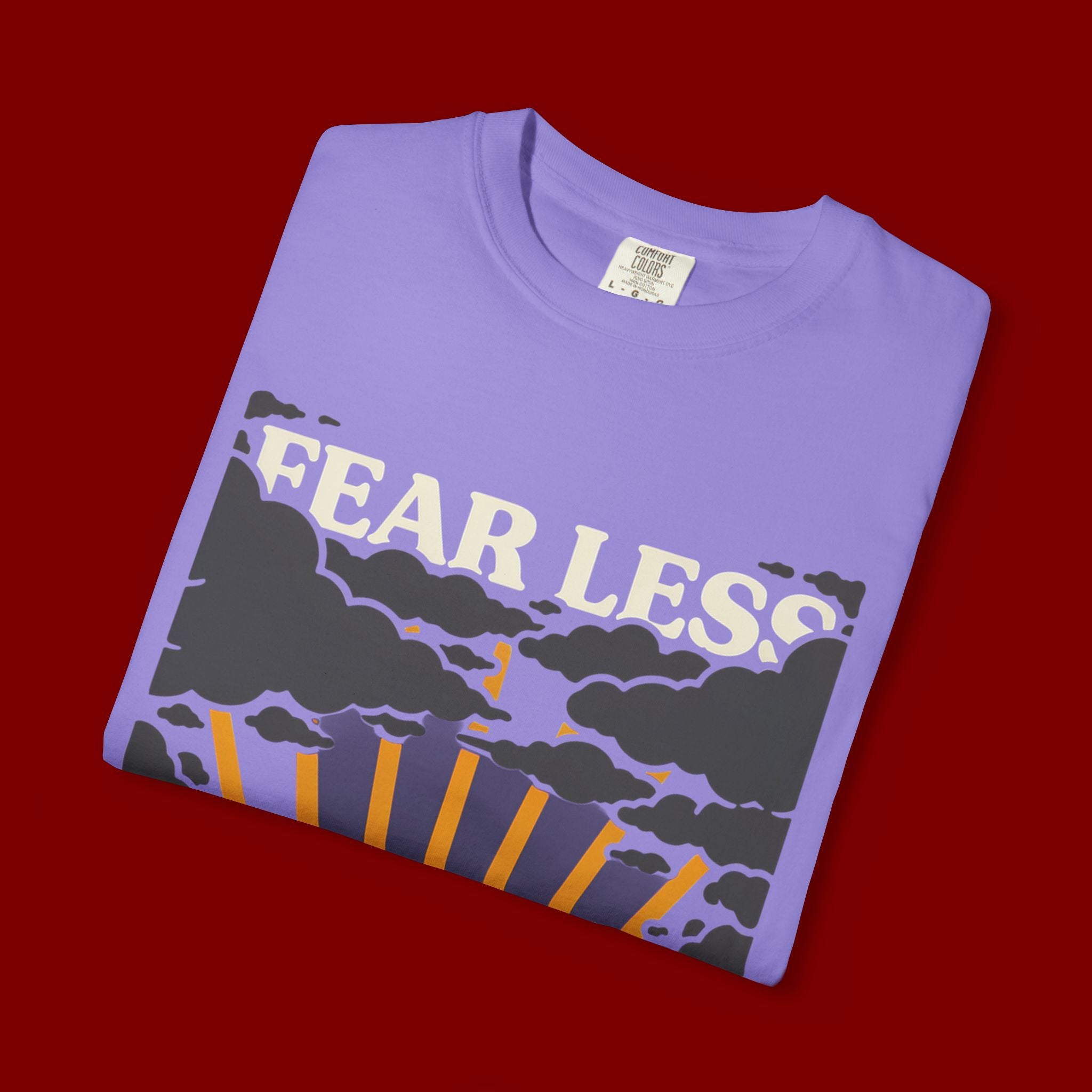 Fear Less Pray More T-Shirt — Inspirational Christian Graphic Tee