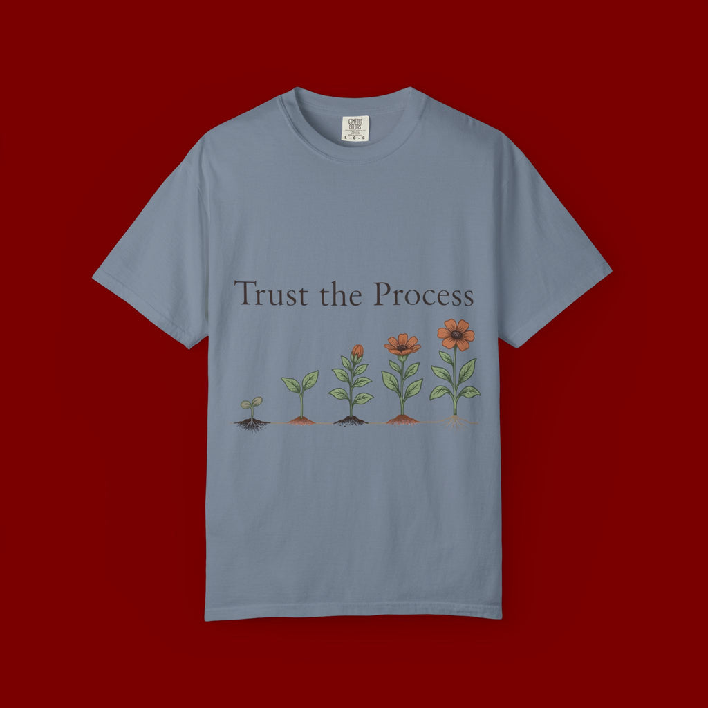 Trust the Process Floral T-Shirt — Growth Graphic Tee