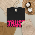 Trust in God T-Shirt — Retro Pink Faith Graphic Tee