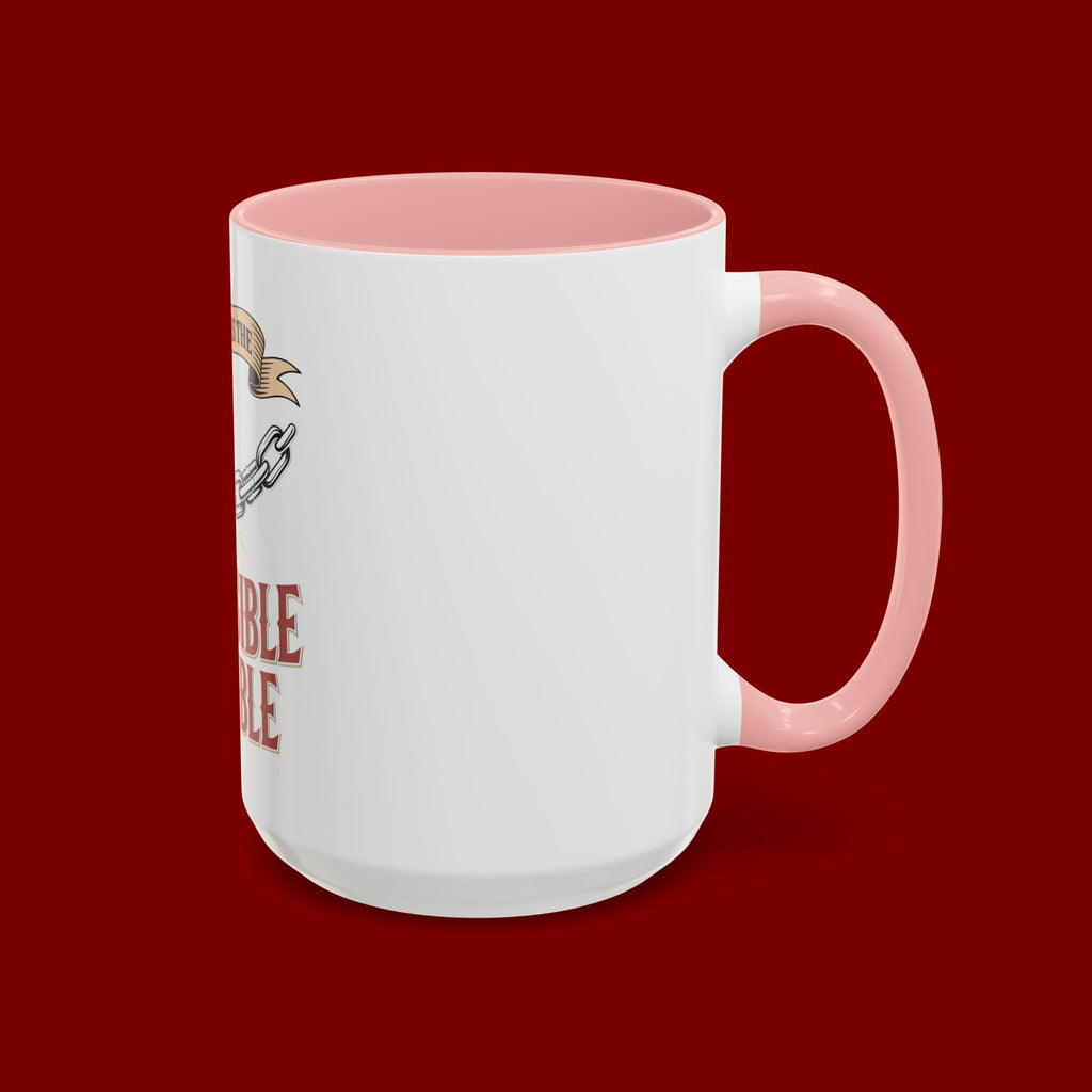 Accent Coffee Mug — "Faith Makes the Impossible Possible" Inspirational Ceramic Mug