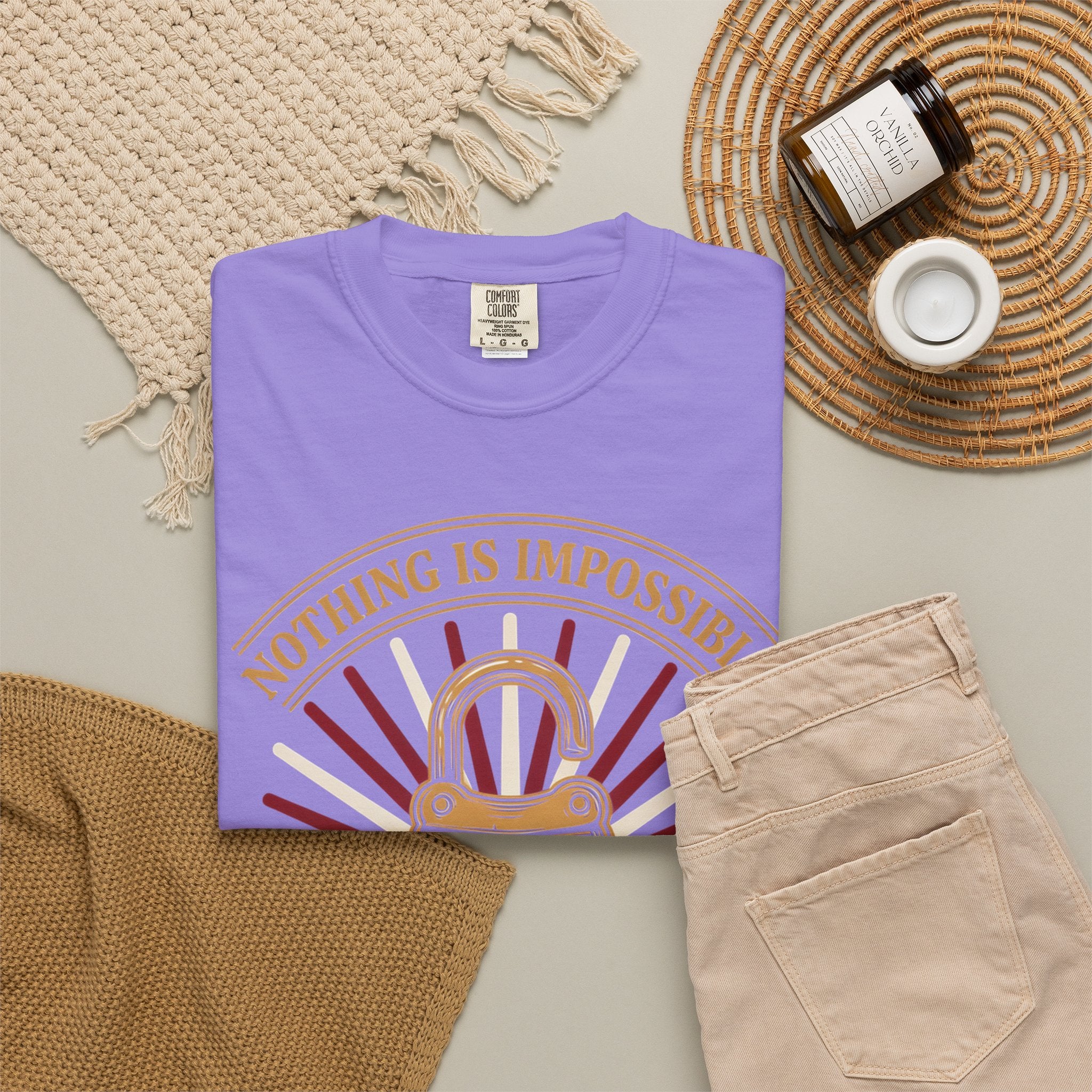 Nothing Is Impossible For Our God T-Shirt — Christian Faith Graphic Tee