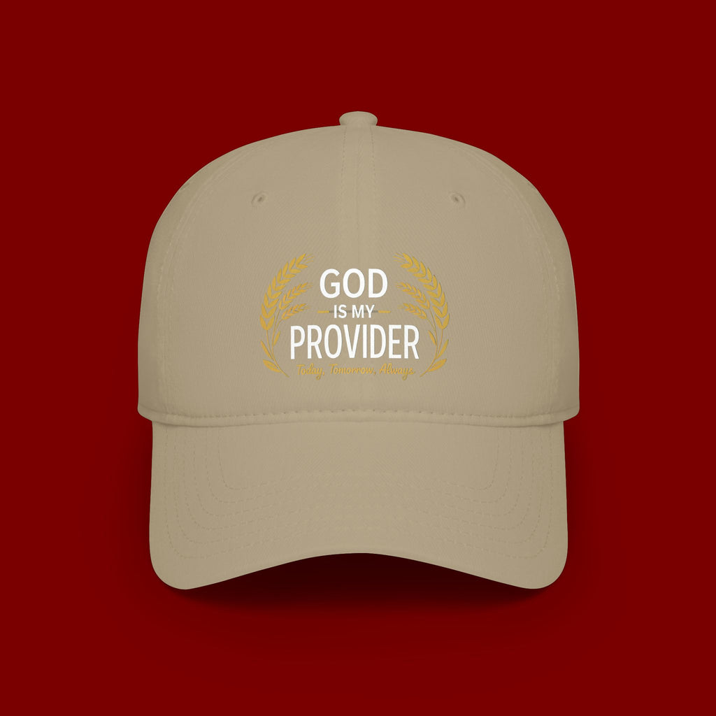 God Is My Provider Baseball Cap — Faith Hat with 'God Is My Provider' Design