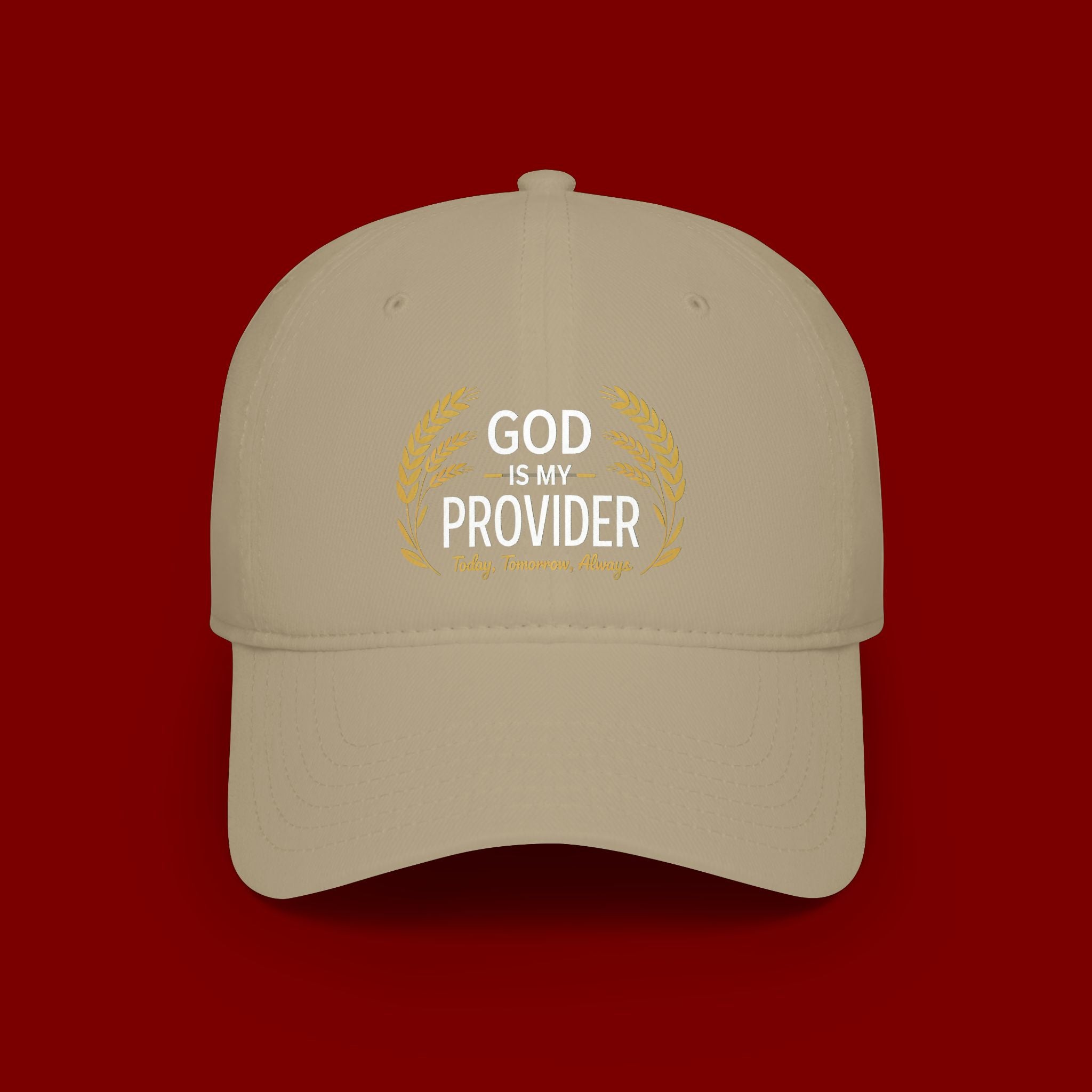 God Is My Provider Baseball Cap — Faith Hat with 'God Is My Provider' Design