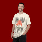T-Shirt — "Take Time to Pray" Floral Christian Tee