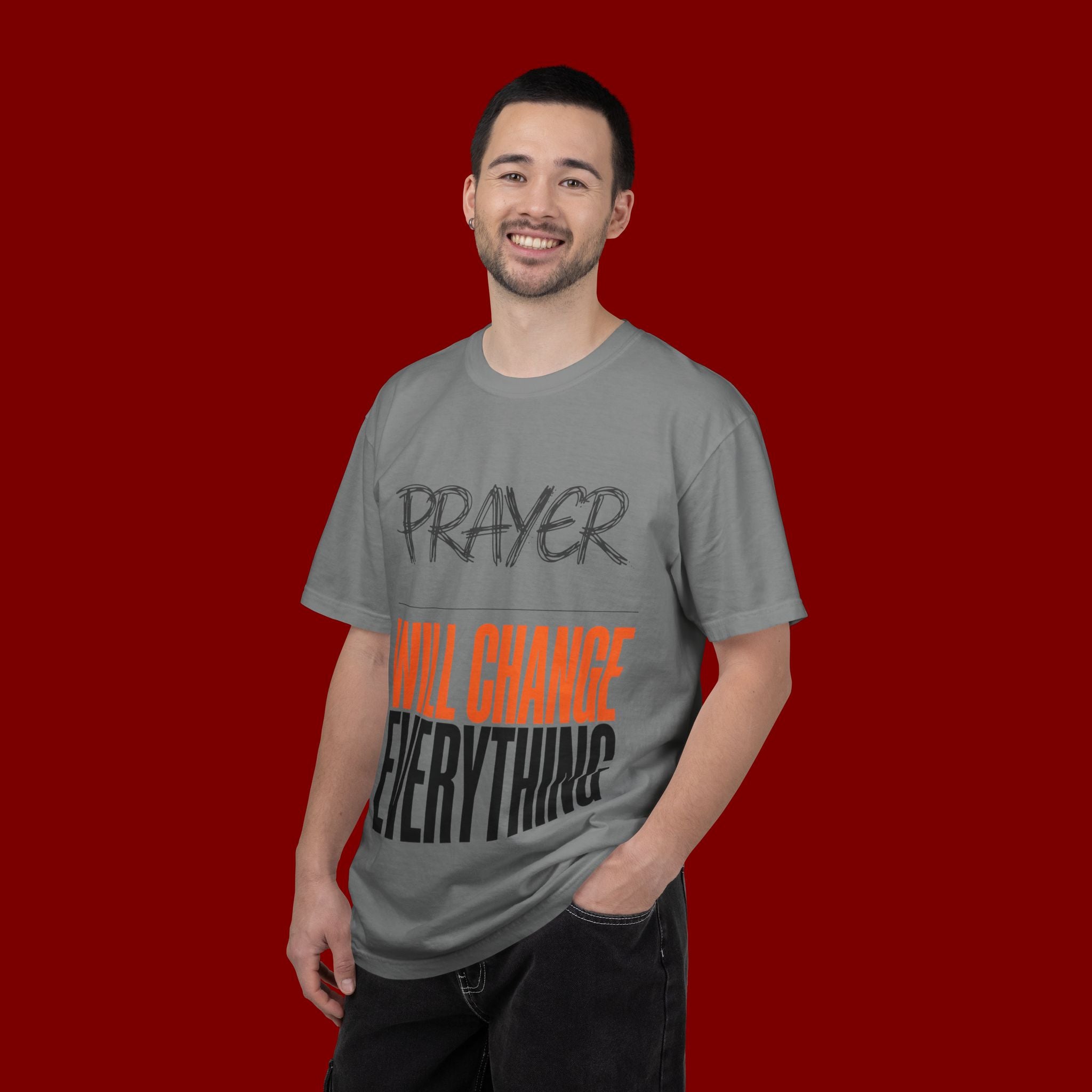 Prayer Will Change Everything T-Shirt — Inspirational Faith Tee