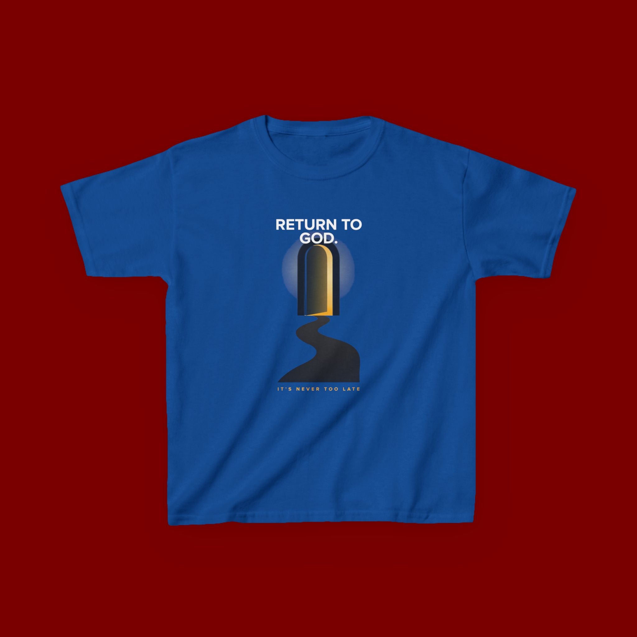 Kids T‑Shirt — "Return to God" Spiritual Graphic Tee