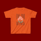 Kids Tee — "Take Time to Pray" Floral Christian Shirt