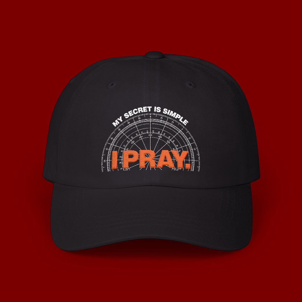 I PRAY Dad Cap — Embroidered Faith Baseball Hat
