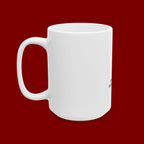 Time Never Comes Again Ceramic Mug — Matchstick Smoke Graphic Coffee Cup