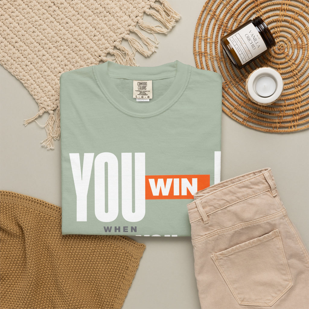 You Win You Pray T-Shirt — Inspirational Faith Graphic Tee