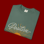 Positive Sunset T-Shirt — "Positive" Mind • Vibes • Life Motivational Tee