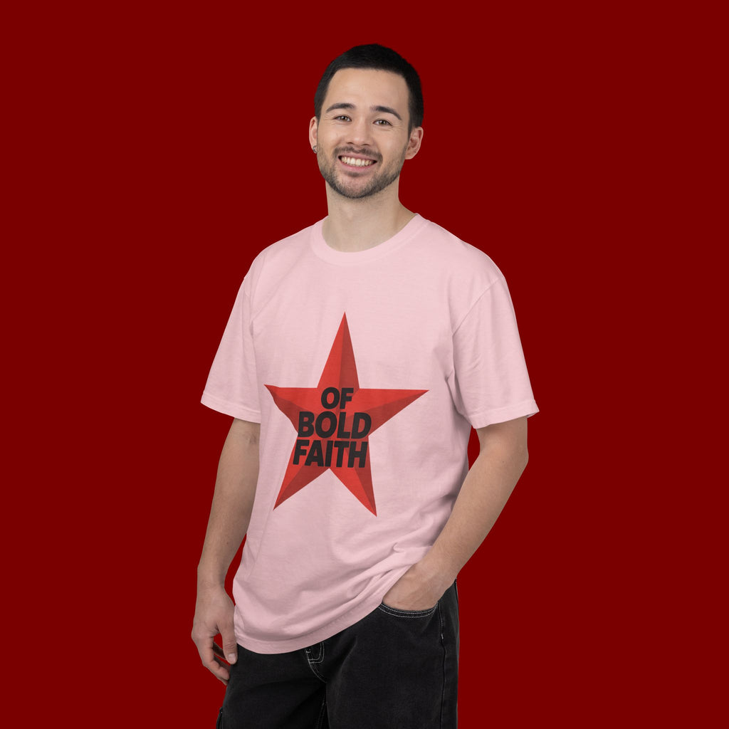 Bold Faith Star T-Shirt — "Of Bold Faith" Graphic Tee