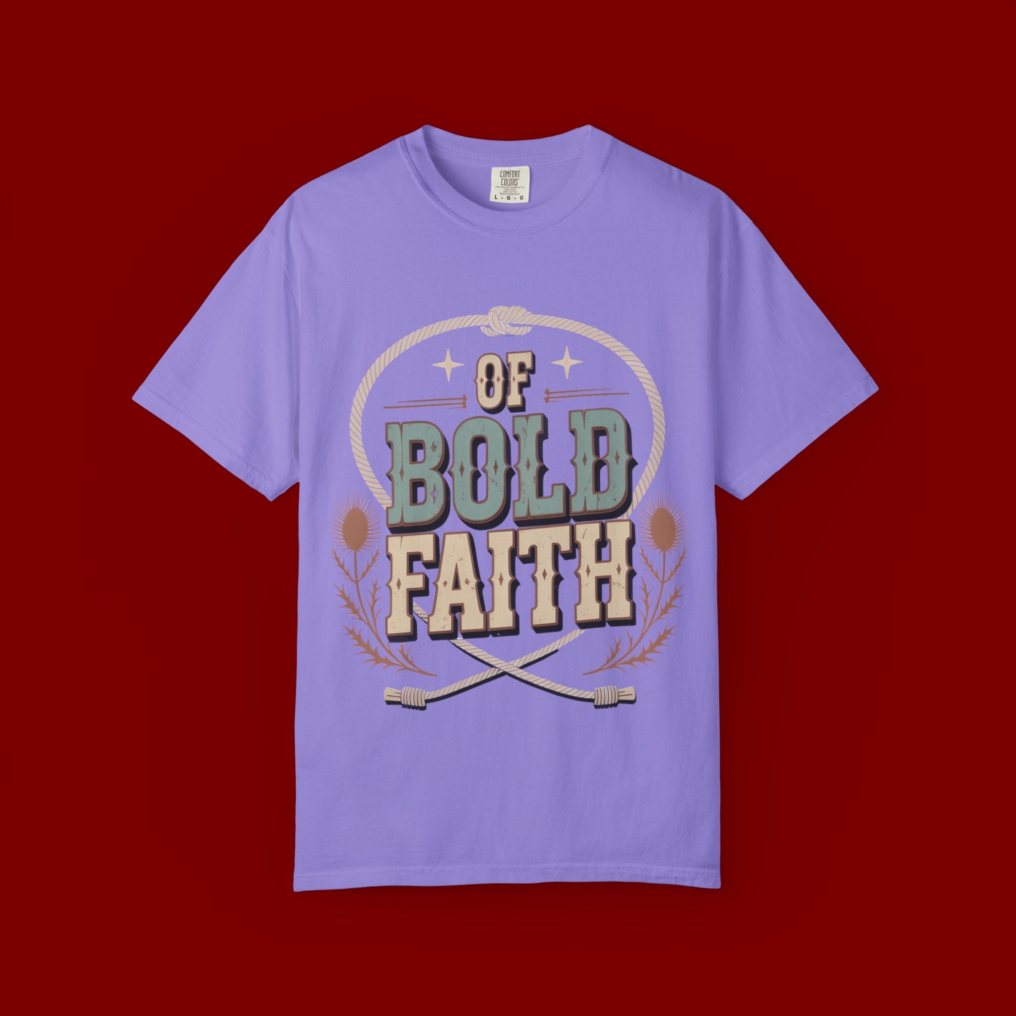 Bold Faith T-Shirt — Vintage Faith Graphic Tee