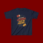 Kids Tee — "God Is Always Listening, Keep On Praying" Inspirational Religious Shirt
