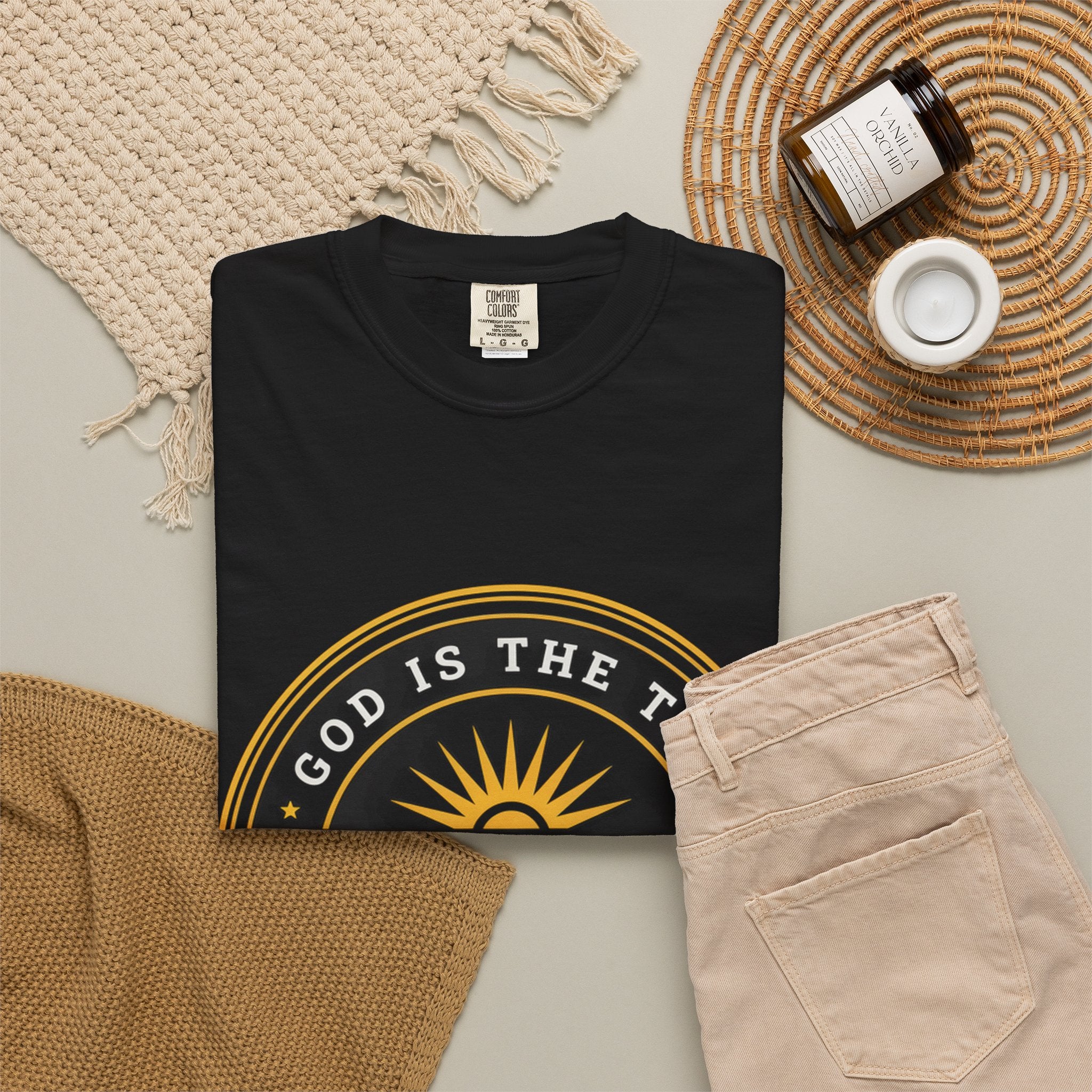 Priority Tee — "God Is The Top Priority" Christian Faith Graphic T-Shirt