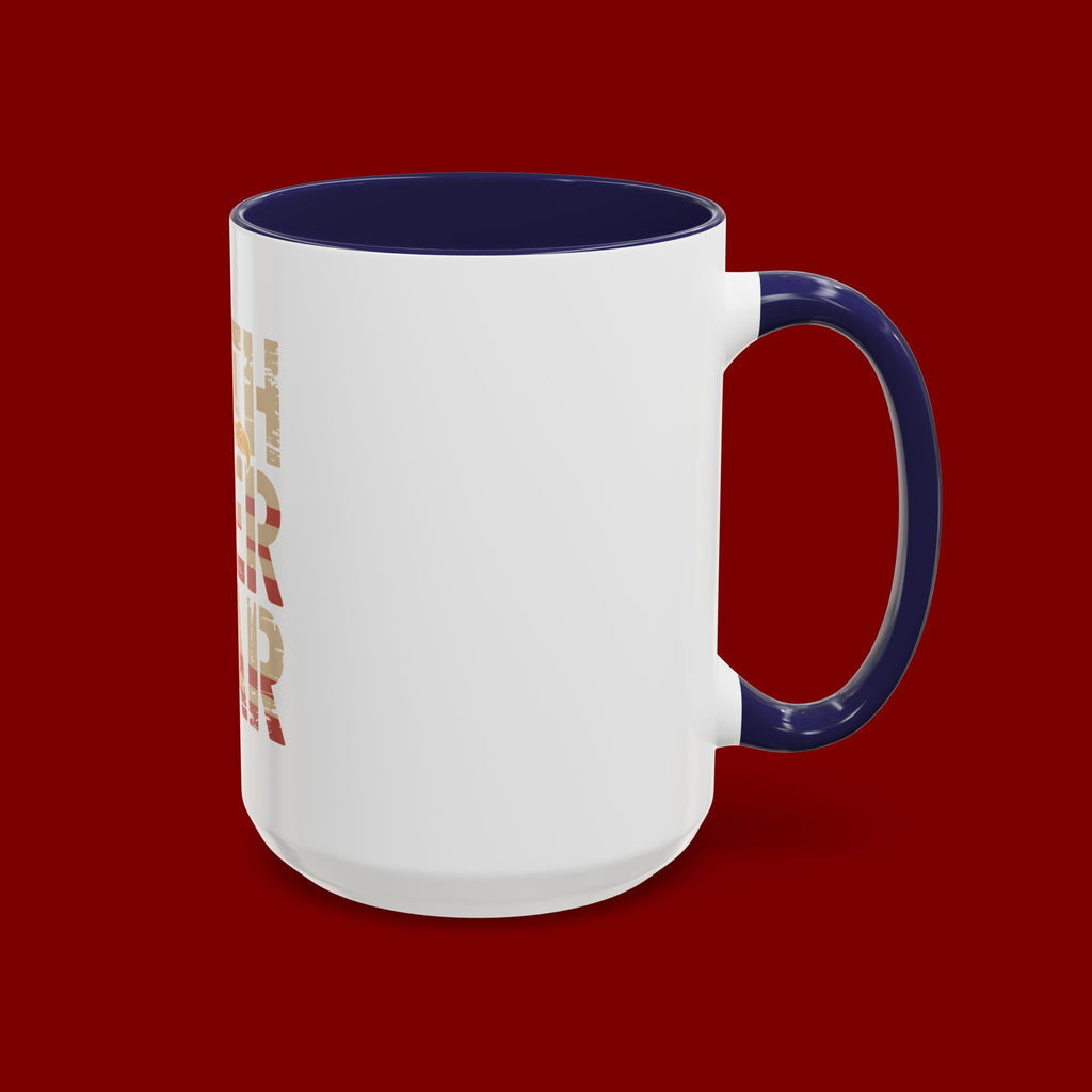 Faith Over Fear Mug — Patriotic Eagle Coffee Cup (11/15oz)