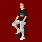 Kids T-Shirt - "Positive" Retro Sunrise Tee (Mind • Vibes • Life)