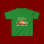 Kids T-Shirt - "Positive" Retro Sunrise Tee (Mind • Vibes • Life)