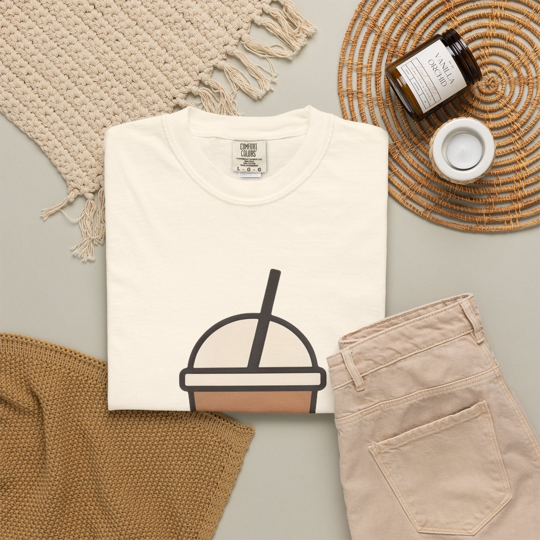 Positive Iced Coffee T-Shirt — Mind • Vibes • Life Graphic Tee