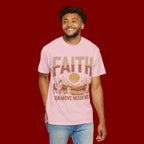 Faith Can Move Mountains T-Shirt — Retro Desert Inspirational Tee