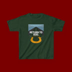 Kids Tee - "Return to God" Roadway Graphic Religious Youth Shirt
