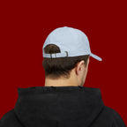 Dad Cap — Minimal Green Plant Drip Embroidered Hat