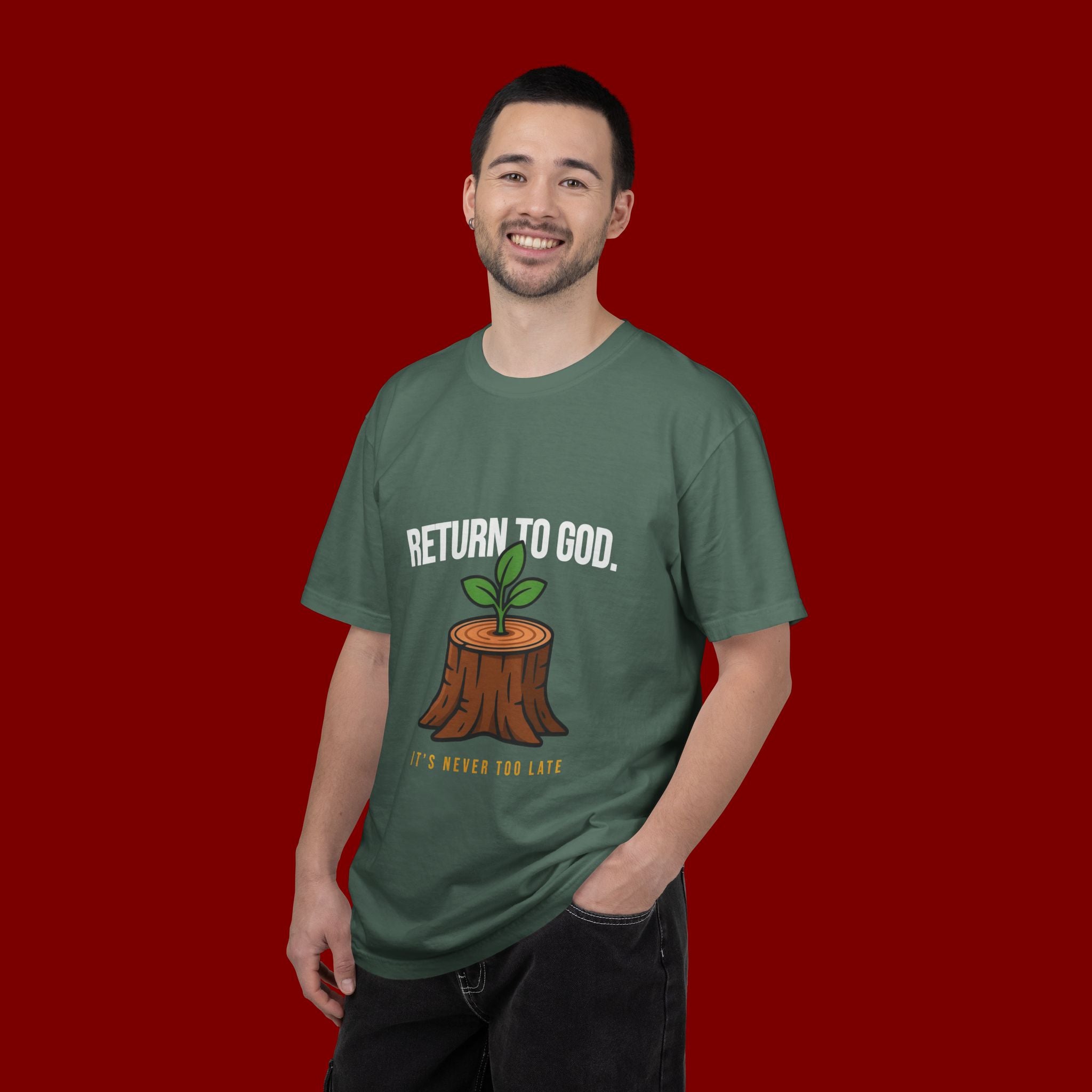 T-Shirt — "Return to God" Seedling Graphic Tee