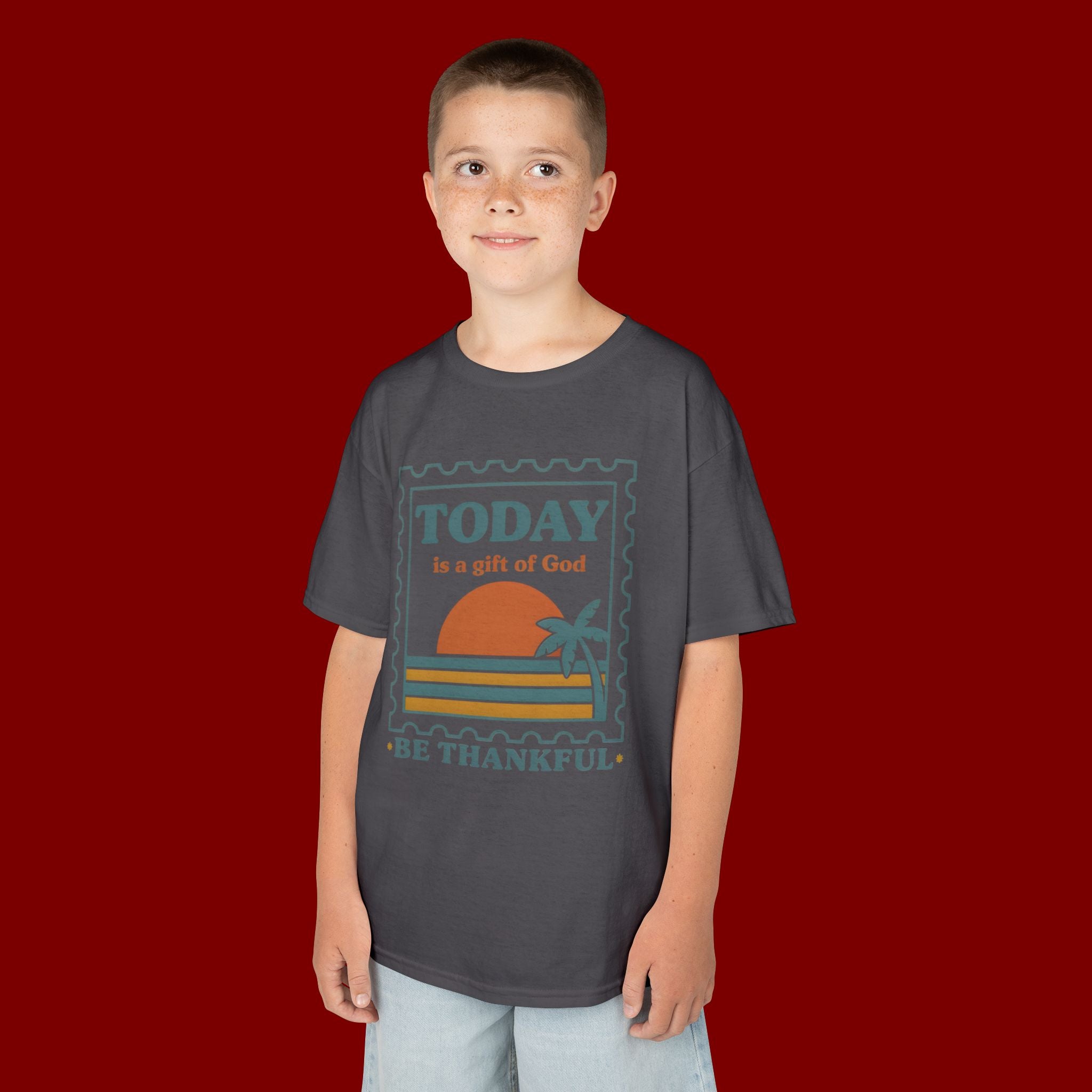 Kids 'Today Is a Gift of God - Be Thankful' Graphic Tee