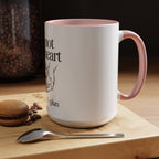 Do Not Lose Heart Accent Coffee Mug — Trust God’s Plan Inspirational Christian Mug