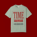 TIME Never Comes Again T-Shirt — Vintage Ticket Graphic Tee