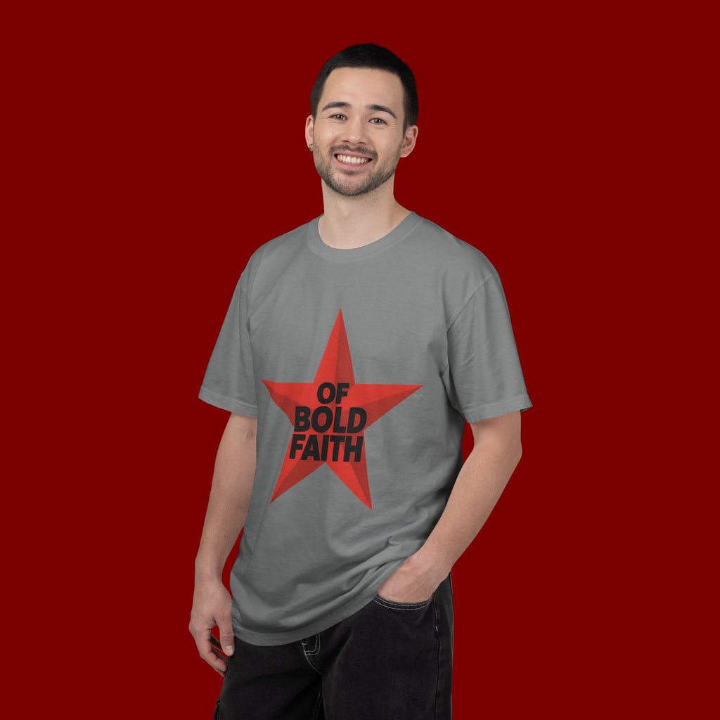 Bold Faith Star T-Shirt — "Of Bold Faith" Graphic Tee