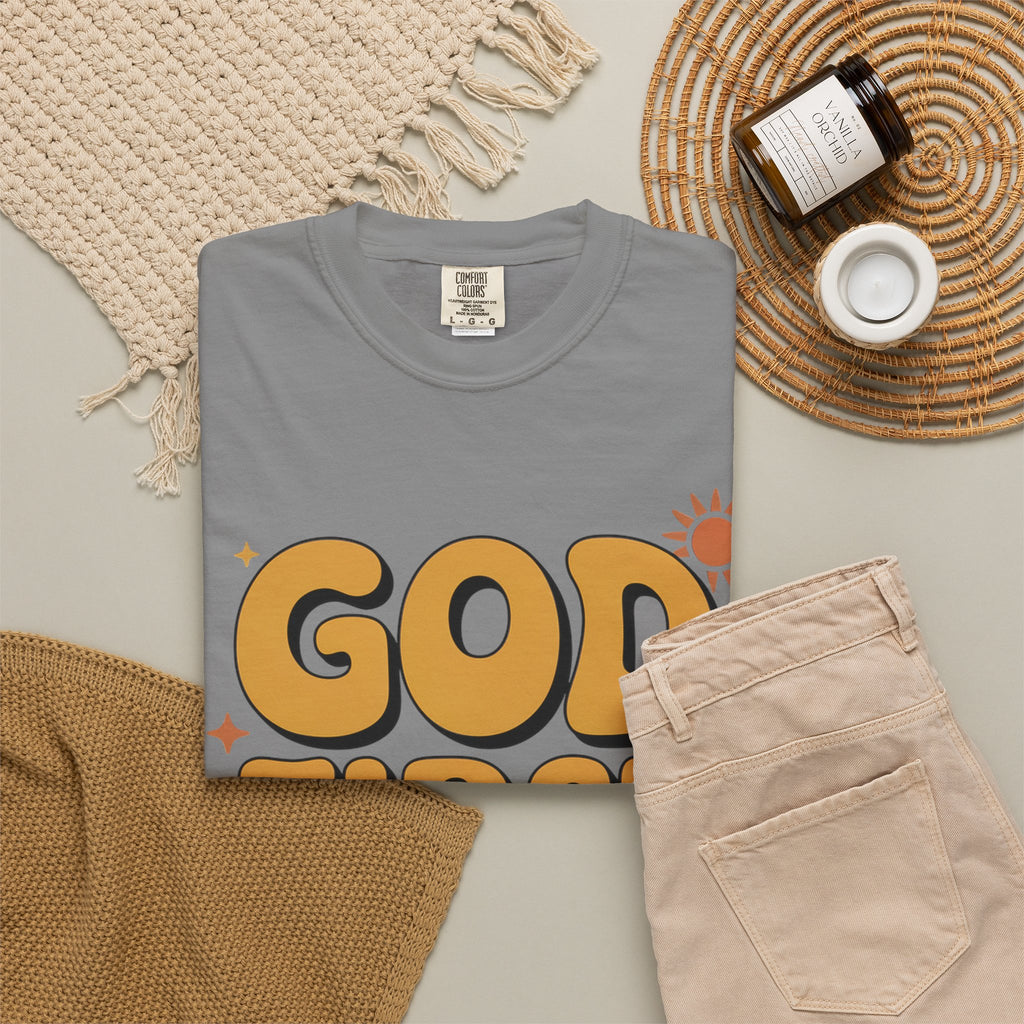 God First Bro T-Shirt — Retro Christian Faith Tee