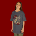 Kids Tee — "Trust God's Plan" Floral Faith T‑Shirt