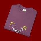 Minimalist 'Smile Frame' T-Shirt — Neon Accent Graphic Tee