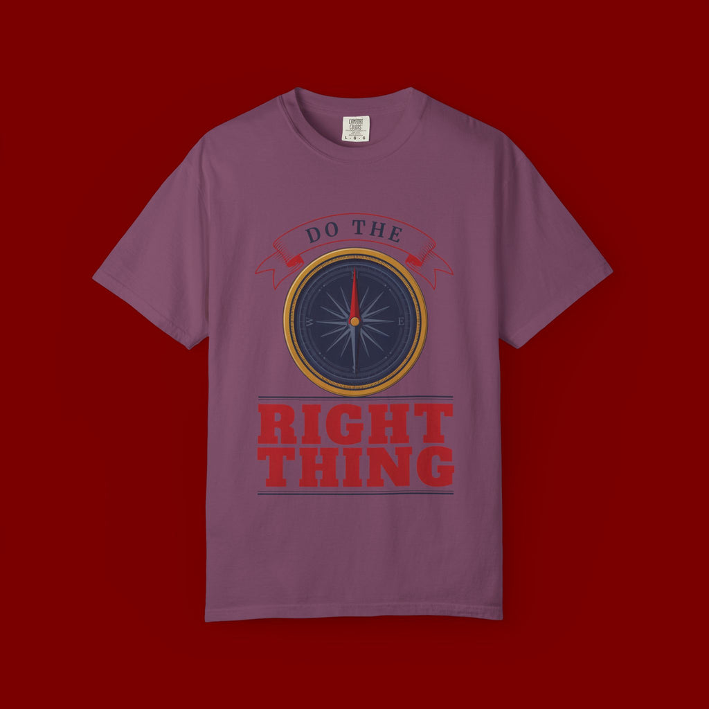 Do The Right Thing Compass T-Shirt — Motivational Graphic Tee