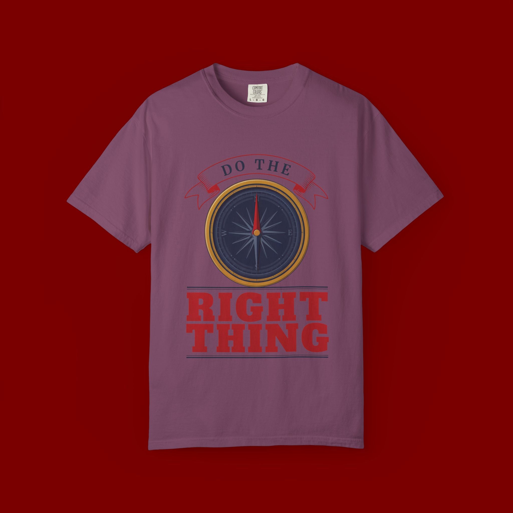 Do The Right Thing Compass T-Shirt — Motivational Graphic Tee