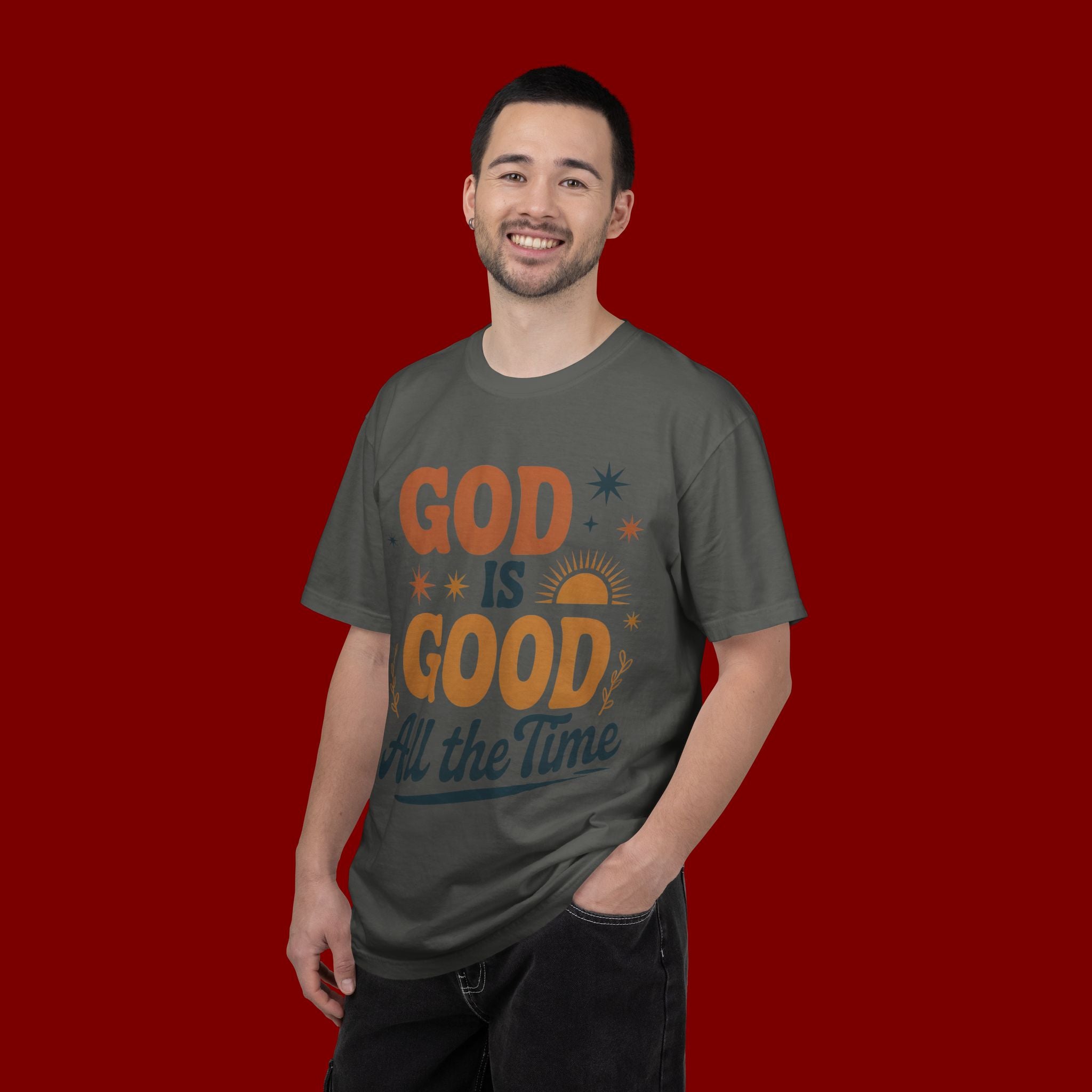 God Is Good All the Time T-Shirt — Christian Faith Graphic Tee