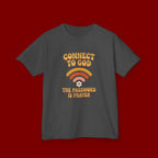 Kids Tee - "Connect to God" WiFi Prayer Graphic Shirt