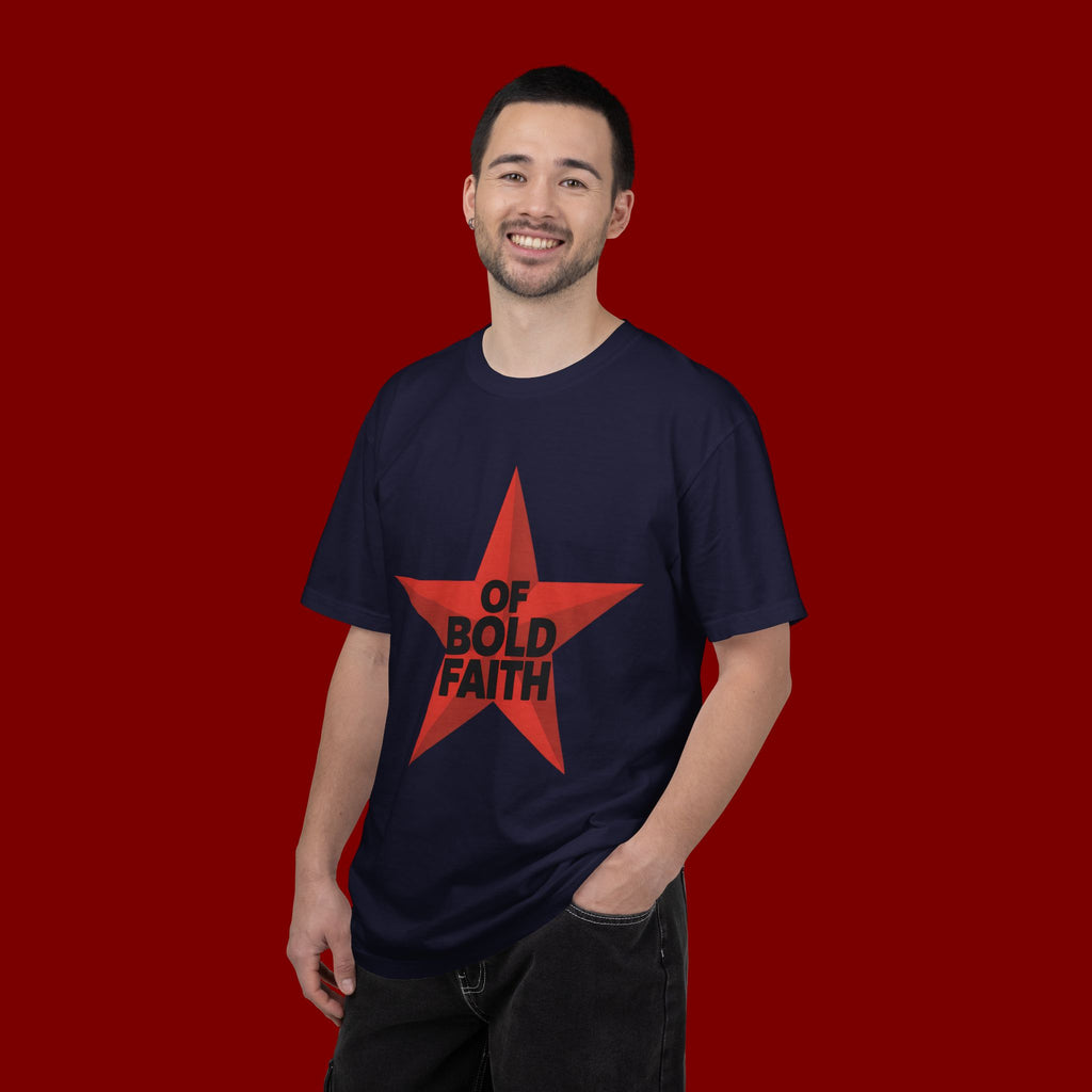 Bold Faith Star T-Shirt — "Of Bold Faith" Graphic Tee