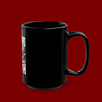 Contend for the Faith Black Mug – Inspirational Boxing Gloves Religious Coffee Cup (11oz/15oz)