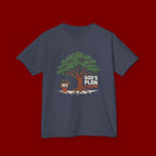 Kids Tee — Cute Tree & Plant Pot Illustration (“Grow Big, Little One”)