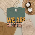 We Are Creations of God T-Shirt — Retro Faith Graphic Tee