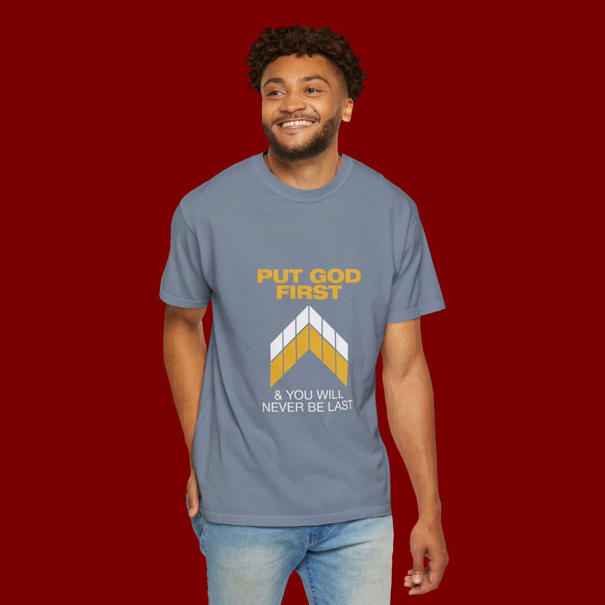 Put God First T-Shirt — Christian Faith Graphic Tee