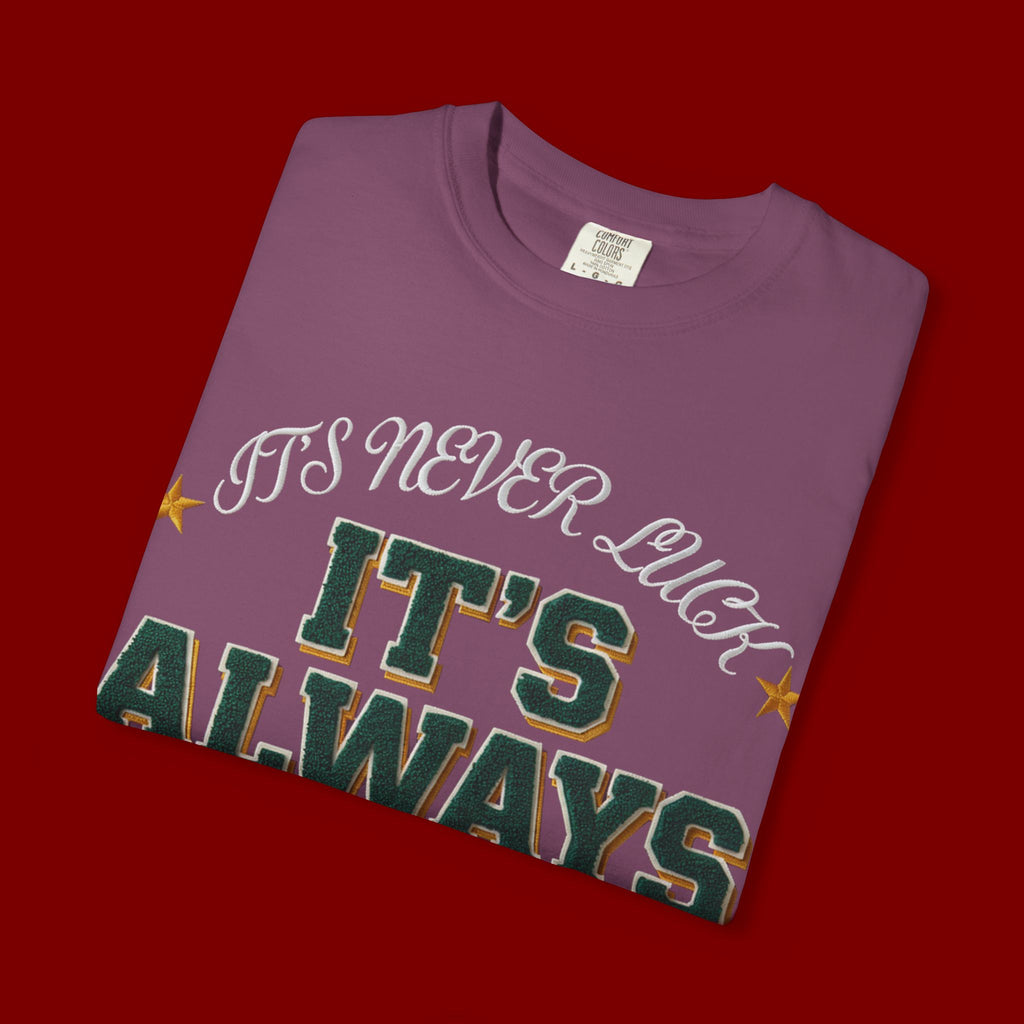 It’s Always God Graphic T-Shirt — Faith-Based Vintage Lettering Tee