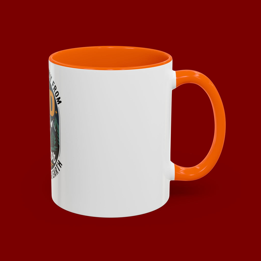 Christian Coffee Mug — “My Help Is Only From God The Creator” Accent Mug