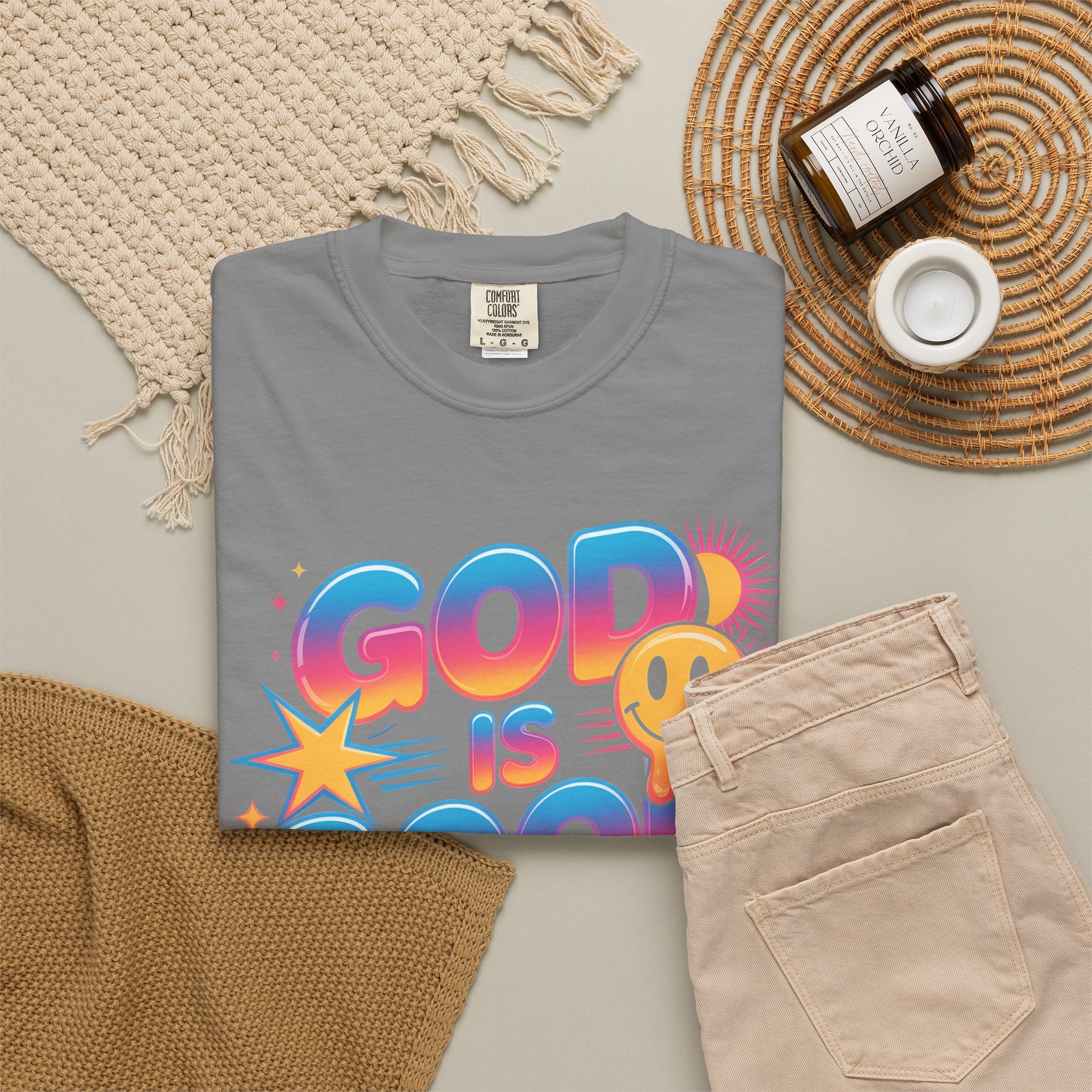 God Is Good All The Time T-Shirt — Positive Christian Graphic Tee