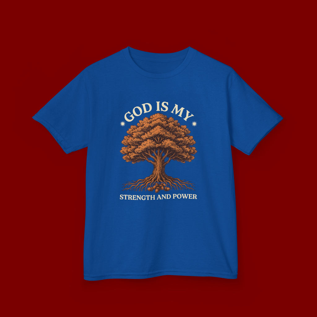 Autumn Oak Tree Kids T‑Shirt — Cozy Fall Nature Tee for Children